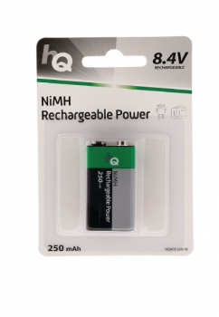 Vysoce kvalitní dobíjecí baterie Ni-MH 9V BLOK 8.4V 250mAh